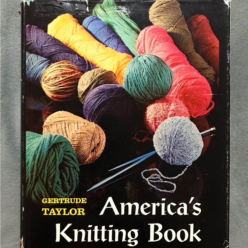 American Knitting Book HARDCOVER Gertrude Taylor